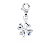 Charming Leaf Shape Silver Charms CH-70